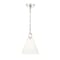 Z-Lite Alaric 1 Light Pendant, 10in. W x 10.75in. H, Polished Nickel 3042P10-PN - alternate 1